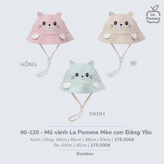 La pomme Mũ vành La Pomme Mèo con Đáng Yêu - cho bé T6.0