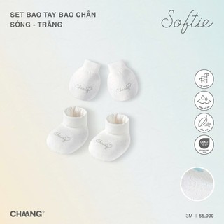 Chaang SS2025 Set bao tay bao chân Sóng - cho bé T6.0