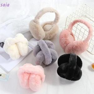 Tai nghe mùa đông SAIA, Máy hâm nóng tai sang trọng gấp ấm áp, Bảo vệ lạnh dày dễ thương cho nữ