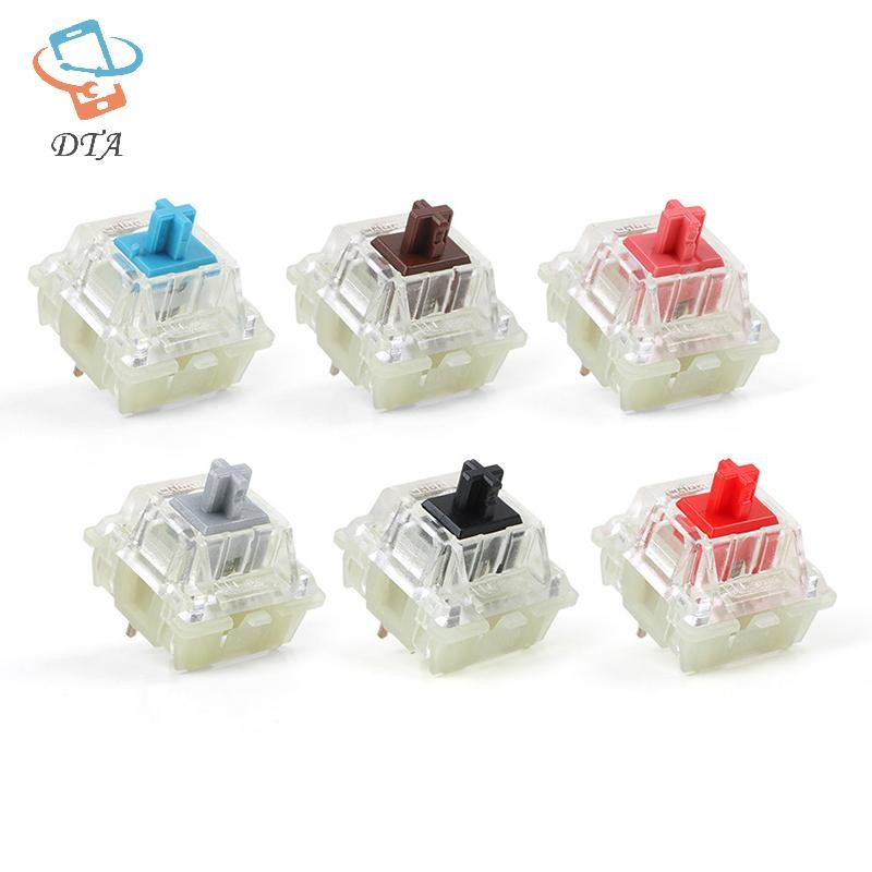 [DTA] Bàn Phím Cơ Cherry MX Bạc Hồng MX Nâu Xanh 3 Pin Anh Đào Sáng Cho Bàn Phím Cơ VN