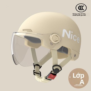 3C Được Chứng Nhận Điện Xe Máy Mũ Bảo Hiểm Nam Nữ Đi Xe Đạp Chống Nắng Mùa Hè Bốn Mùa Mũ Bảo Hiểm Đa Năng