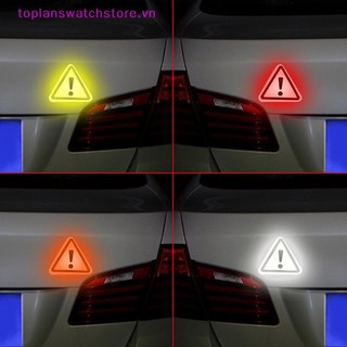 Toplanswatchstore Tam Giác Exclamation Mark Phản Quang Cảnh Báo Nhãn Dán Xe Hơi Lái Xe Ban Đêm An Toàn VN