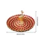 Kool Trang Trí Kim Loại Con Công Nổi Bát Phục Vụ Đường Kính 20cm Thiết Kế Chống Rỉ Thanh Lịch Cho Trái Cây Và Hạt