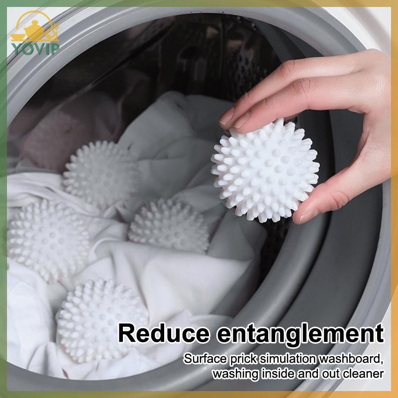 YOVIP 5 Chiếc Giặt Chống Viền Trắng Nguyên Chất Làm Sạch Tròn Máy GiặtClear Loại Bỏ Bụi Bẩn Và Thắt Lưng VN