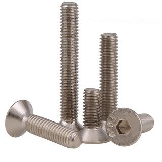 ((LXY) Vít Bulông đầu chỏm cầu , bulong  đầu bằng mạ niken，Bu Lông Đầu Lục Giác Dẹp Siêu Mỏng Bằng，Ốc vít  đầu lục giác dẹp mỏng phẳng M6 / M8 / M10 / M12 * L: 8-100mm (RM-VN-1)