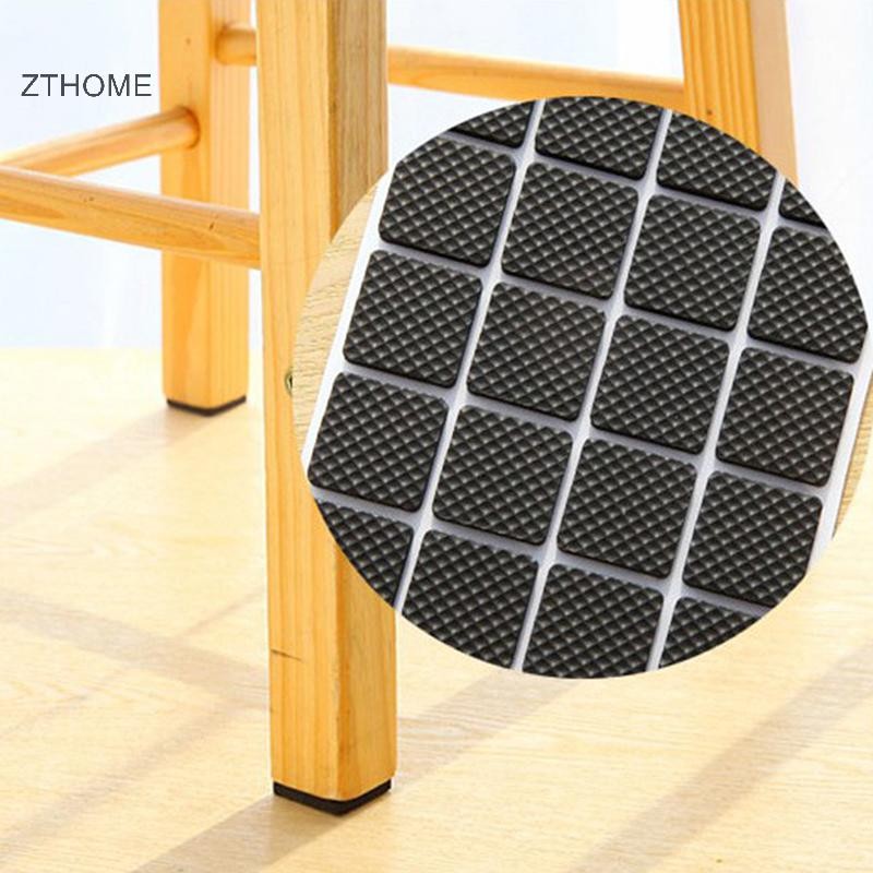 Zthome 48x Tự Dính Nội Thất Ghế Bảo Vệ Chân Chân Miếng Lót Mũ Sàn Bàn HOT