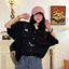 NOMADNEST Áo sơ mi nam ngắn tay xu hướng cổ điển Mỹ bánh quế phong cách đường phố hip-hop phong cách đại học áo sơ mi đa năng