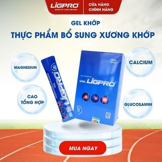 Thực phẩm bổ sung gel xương khớp LIGPRO 20 Gói x 25ml Bổ sung gel xương khớp khi vận động thể thao