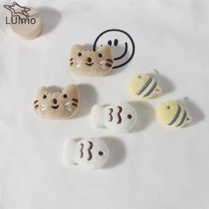Luimo Hoạt Hình Dễ Thương Thổ Cẩm Cá Nhỏ Và Ong Thổ Cẩm Ba Lô Áo Len Huy Hiệu Chân Ba Lô Mặt Dây Chuyền Phụ Kiện Trang Trí SBS