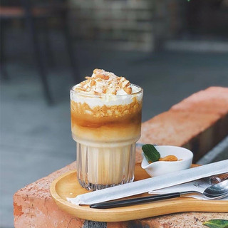 Bộ 6 Ly Thủy Tinh, Cốc Thủy Tinh Đáy Khía Hai Tầng Dùng Uống Cafe, - Dung Tích 250ml/328ml/460ml - Trường An VN