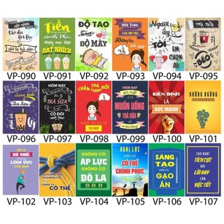 39K. Tranh động lực, văn phòng, tranh phòng khách, trang châm ngôn trang trí phòng học, Slogan truyền động lực làm việc.