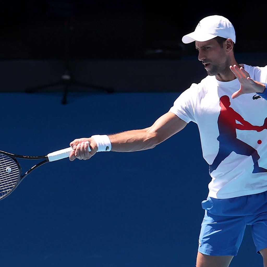 Áo thun cổ tròn tay ngắn Spot Australia Open Tennis, cotton cao cấp