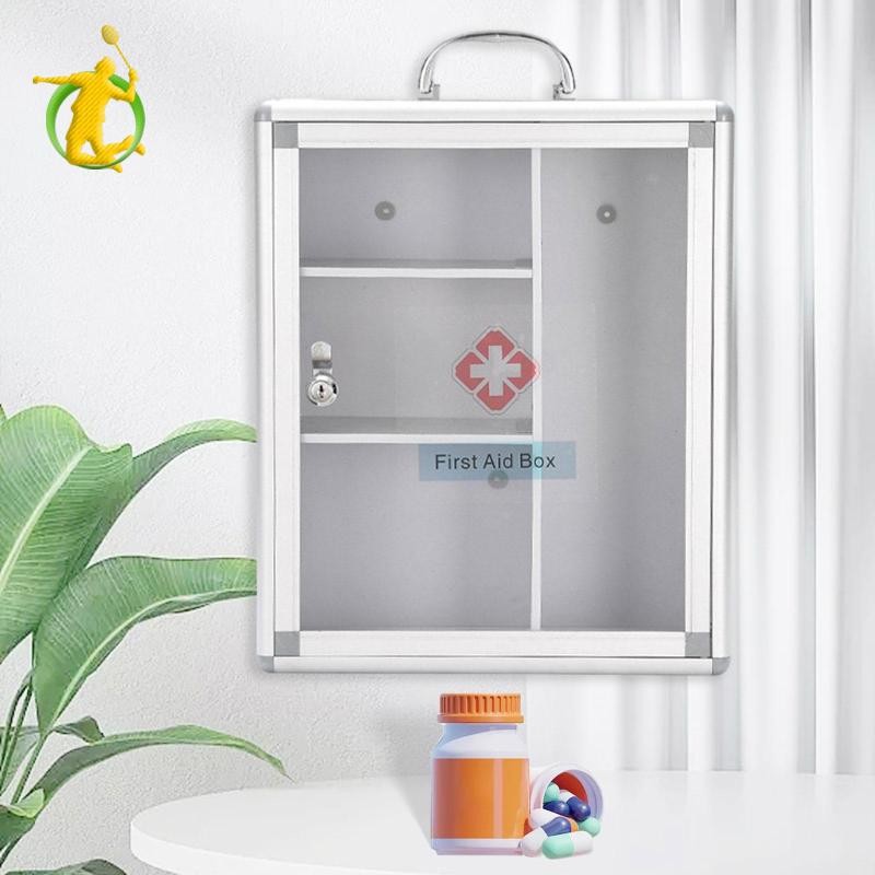 Tủ treo tường sơ cứu có hộp sơ cứu chìa khóa cho nơi làm việc tại nhà