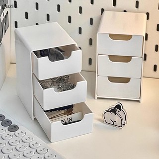 [gazi1] Hộp lưu trữ máy tính để bàn ngăn kéo 3 lớp đơn giản Trang sức đa chức năng Văn phòng phẩm Đồ lặt vặt Hộp lưu trữ Phụ tùng thủ công Boutique