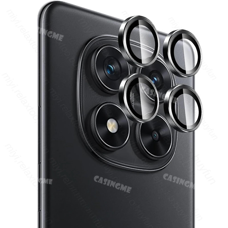 Redmi Note 14 Pro + 5G Kim Loại Bảo Vệ Ống Kính Máy Ảnh Vòng Dành Cho Note 14 Pro + Camera Kính Cường Lực Bảo Vệ Vòng Camera