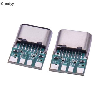 Đầu nối NDY Type-C Jack 16Pin Ổ cắm nữ Bộ chuyển đổi USB-C sang hàn 6 khớp hàn N