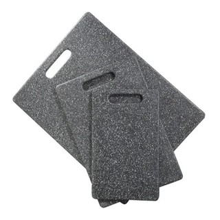 SOULSPACE Thớt PP hai mặt kháng khuẩn, kết cấu đá cẩm thạch, chống trơn trượt, cấp thực phẩm, an toàn máy rửa bát