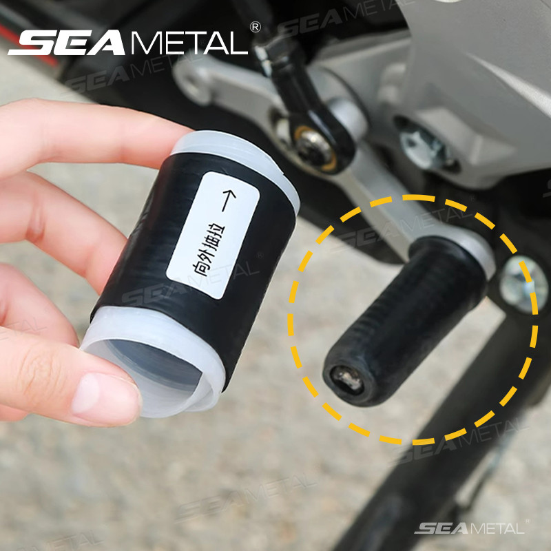 Vỏ bọc cần số xe máy SEAMETAL vỏ bọc cần số xe máy, tấm lót chân bàn đạp cần số đa năng, vỏ bọc cao su