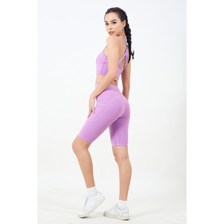 Quần Legging Đùi Ngố Tập Gym Yoga Nữ ICADO AT10 Quần Đùi Thể Thao Co Giãn 4 Chiều,thegioidotap