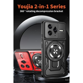 Ốp Giáp Hạng Nặng Cho Xiaomi Poco F7 Pro / F7 Ultra 5G Vỏ Bảo Vệ Vòng Đứng Chống Sốc Fundas Coque Capa