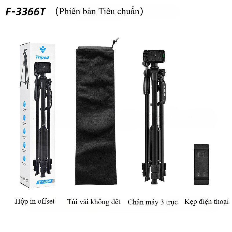 Chân Máy 3 Chân Gấp,Giá đỡ 3 chân chụp hình, quay phim, du lịch,Quay 360 độ