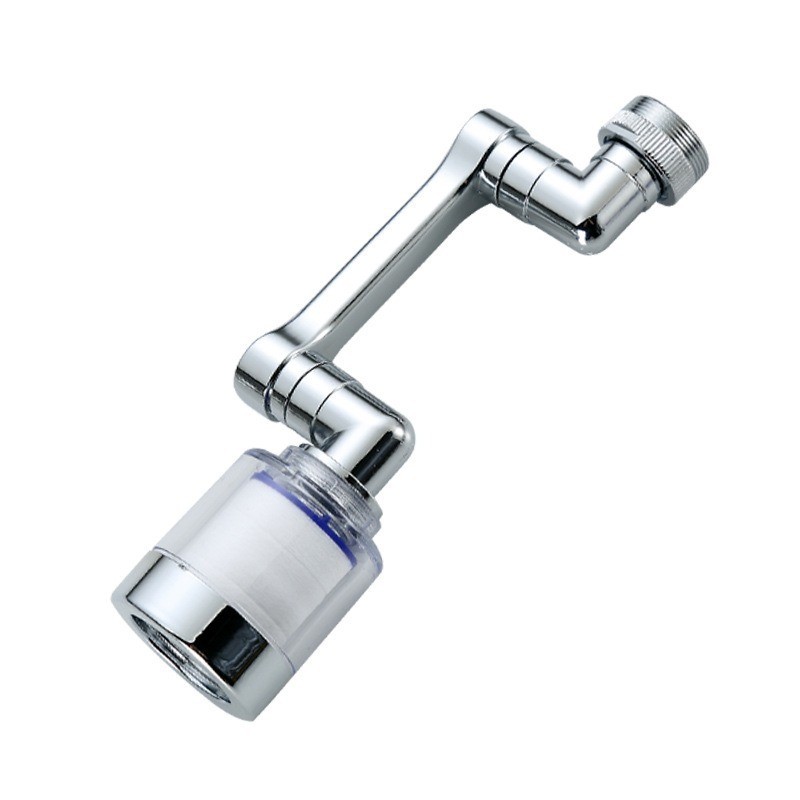 Bộ mở rộng vòi inox 1080 °Vòi phun nước xoay Vòi phun Máy trộn phòng tắm đa năng Máy sục khí 2 chế độ phun