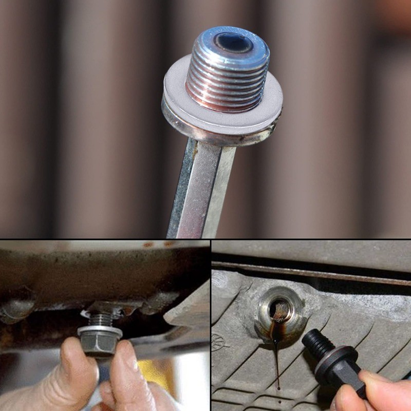 20 / 50 / 100 Miếng đệm phích cắm thoát dầu có thể thay thế - Con dấu động cơ 14MM thực tế - Phụ kiện bảo trì ô tô đa năng
