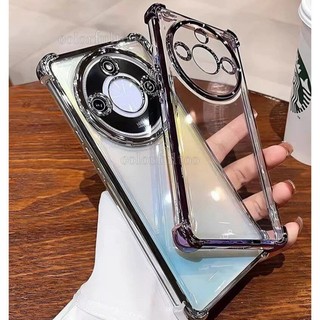 Vỏ TPU silicon mạ COD cho Honor X9c Smart X9B X9A Trong suốt cho Ốp điện thoại túi khí bốn góc trong suốt Ốp lưng mềm chống sốc Camera bảo vệ mặt sau DAGE