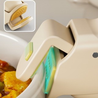 Kẹp chống bỏng JIGK, Kẹp bát bếp chống trượt, Kẹp bát bếp bền bằng silicon đa năng Đồ dùng nhà bếp
