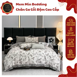 Bộ Chăn Ga Gối Chất Liệu Mềm Mại Họa Tiết Cực Kỳ Bắt Mắt Sắc Nét Tinh Tế - Memminbedding Luxury