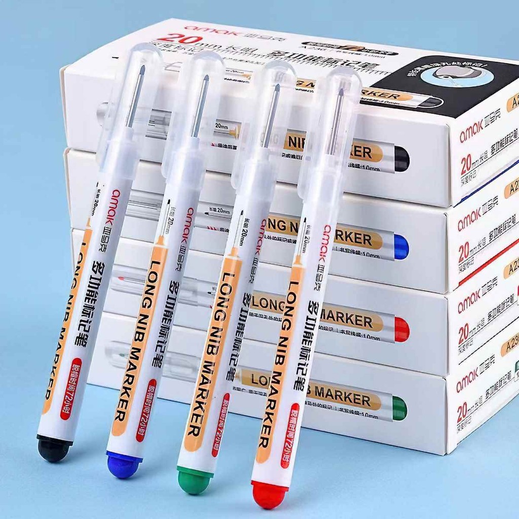 Bút Đánh Dấu Ngòi Dài 20mm Đánh Dấu Mũi Khoan,lỗ sâu đa năng chiều dài dùng trong làm gỗ cơ khí phòng tắm xây dựng FE123