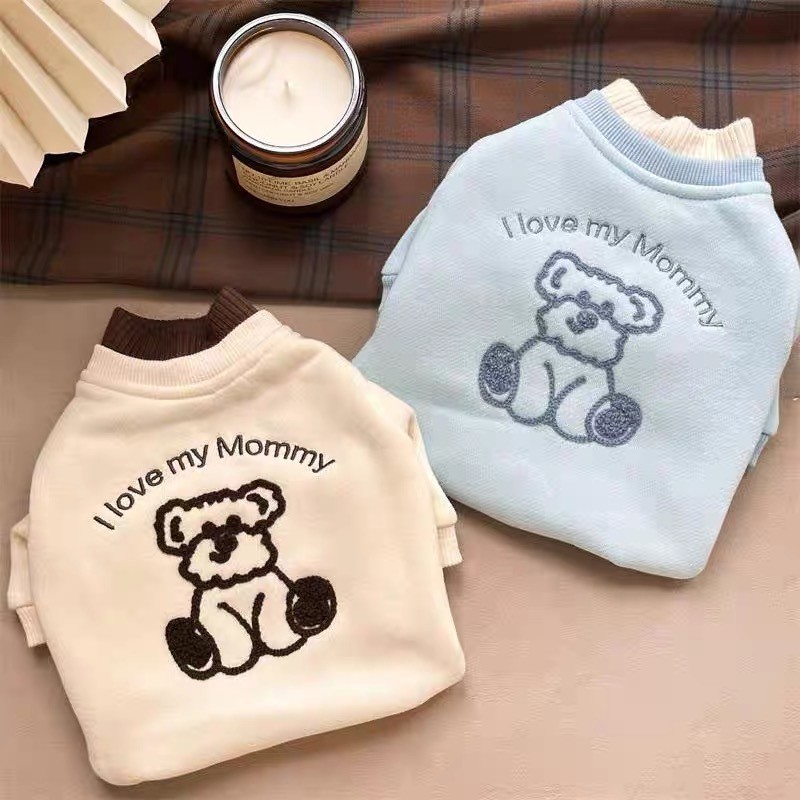 Quần Áo Thú Cưng Quần Áo Chó Mùa Thu Đông Cổ Cao Dày Giữ Ấm