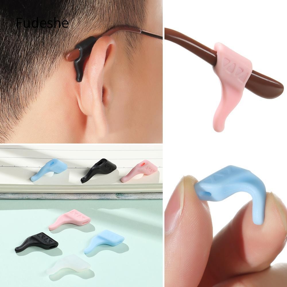Fudeshe 1 Cặp Móc Tai Chống Trượt Kính Mắt Cầm Kính Mắt Phụ Kiện Kính Mắt
