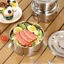 Hộp cơm trưa ORDOBOX, Hộp đựng thực phẩm bằng thép không gỉ tròn 304, Hộp giữ tươi tươi kín chất lượng cao