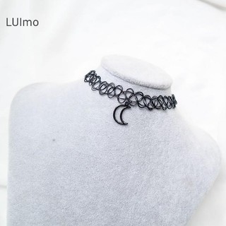 Luimo Thời Trang Choker Vòng Cổ Đen Xương Đòn Hình Xăm Dây Chuyền Ngôi Sao Mặt Dây Chuyền Người Phụ Nữ Cô Gái Cổ Trang Sức Đảng Cổ Mặt Dây Chuyền Vòng Cổ SBS
