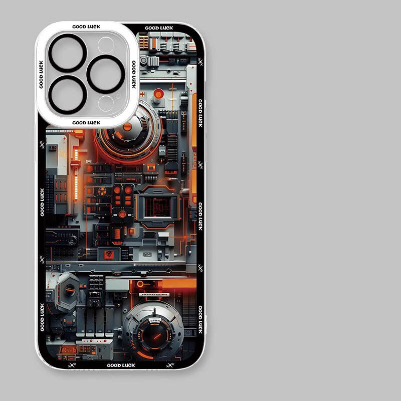 Ốp Lưng Cho Xiaomi POCO X6 Pro X3 X4 X5 F5 Pro X3 GT NFC M3 M4 Pro Mi 11 Lite 5G NE 11T Pro Ốp Lưng Điện Thoại Sáng Tạo Bảng Mạch Silicon Camera Bảo Vệ Mắt Thiên Thần