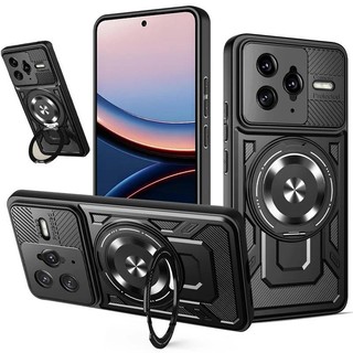 Ốp Giáp Hạng Nặng Cho Xiaomi Poco F7 Pro / F7 Ultra 5G Vỏ Bảo Vệ Vòng Đứng Chống Sốc Fundas Coque Capa