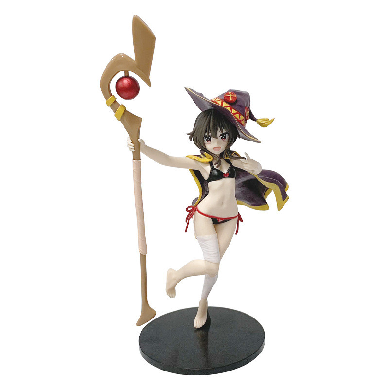 PS1 KONOSUBA -Thượng Đế Phước Lành Trên Nhân Vật Hành Động Megumin Đại Pháp Sư Áo Tắm Cô Gái Mô Hình Búp Bê Đồ Chơi SP1