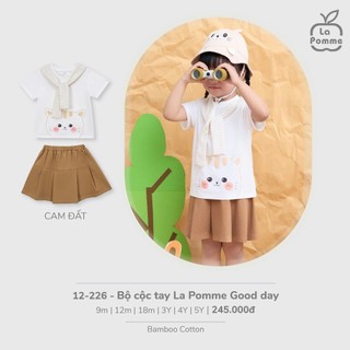 La pomme SS25 BST Bộ cộc mùa hè kids cho bé T6.0