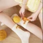 Treeling Mềm Lược Cotton Phi Hành Đoàn Tất Hoạt Hình Mèo Họa Tiết 3D Mờ Bóng Ẩm Vải Nhám Giữa Bê Tất Cho