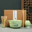 Bộ trà Matcha Nhật Bản NOOKSTORY: dụng cụ pha trà, chổi tre, bát gốm, muỗng tái sử dụng, máy đánh Matcha xanh