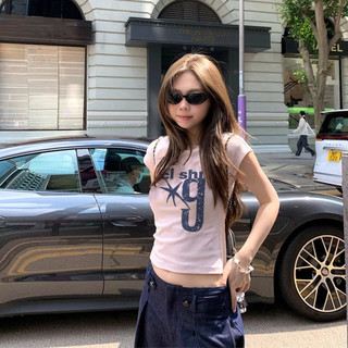 áo croptop ôm body hồng thời trang hè hot xinh  baby tee Eleclassm áo thun local brand
