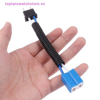 Toplanswatchstore H7 H4 Xe Tải Ô Tô Nữ Nam Gốm Pha Nối Dài Kết Nối Cắm Đèn Bóng Đèn Ổ Cắm Adapter 12V 4A VN