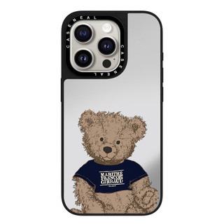 CASENEAL Tiếng Anh Gấu Nhỏ Chất Lượng Cao Gương Ốp Lưng Điện Thoại Thích Hợp Cho iPhone 17ProMax 17pro 17 air 16promax 16 15promax 15 14promax 13 13promax Ốp Lưng Cứng Chống Rơi Thời Trang