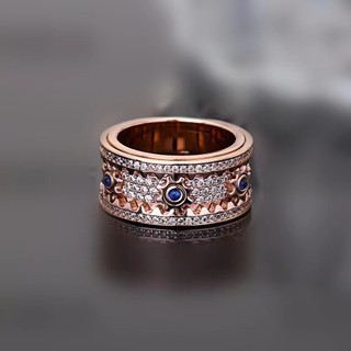 Bánh Răng Xoay Vòng Đầy Kim Cương Thời Gian Để Chạy Tái Sinh Thế Giới Để May Mắn Gypsophila Có Thể Xoay Nhẫn Nam Nữ-2025.1.3