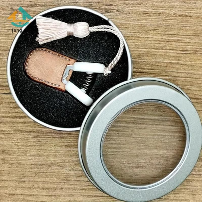 Fengjue Nghệ Thuật Sáng Tạo Kéo Thép Không Gỉ Có Vỏ Bảo Vệ May Thêu Kéo Mảnh Món Quà Hoàn Hảo Cho Móc Người Hâm Mộ TH