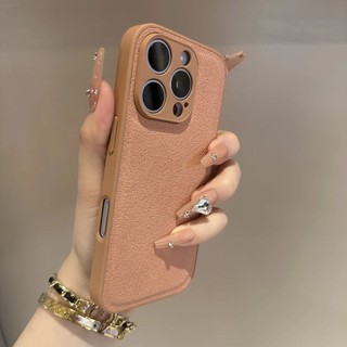 Ốp Điện Thoại Hố Trăng Đỏ Cao Cấp Cho iPhone16 15 14 13 12 11 Pro MAX IXS MAX XR XS Bảo Vệ Camera Chống Sốc Ốp Lưng Cứng Chống Rơi