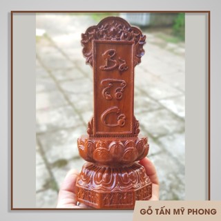 Chạm khắc theo yêu cầu Bài vị thờ - Linh vị thờ - Hương vị thờ BÀ TỔ CÔ gỗ tự nhiên, thờ gia tiên