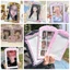 Giá đỡ Photocard OLVIDO, Vỏ thẻ A4 đẹp mắt, Mặt dây chuyền túi INS lớn bằng nhựa PVC