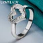 URMYLADY Bạc 925 Trái Tim Tình Yêu 7-10 # Nhẫn Nữ Tiệc Cưới Thời Trang Quyến Rũ Trang Sức